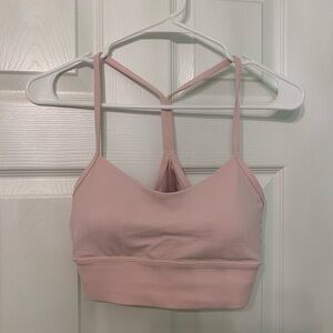 Light Pink Lululemon Sports Bra - Size 8